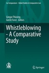 cover of the book Whistleblowing - A Comparative Study