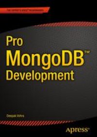 cover of the book Pro MongoDB™ Development