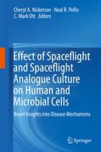 cover of the book Effect of Spaceflight and Spaceflight Analogue Culture on Human and Microbial Cells: Novel Insights into Disease Mechanisms