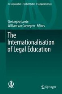 cover of the book The Internationalisation of Legal Education