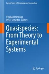 cover of the book Quasispecies: From Theory to Experimental Systems