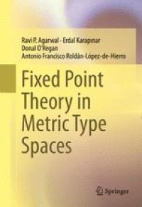 cover of the book Fixed Point Theory in Metric Type Spaces