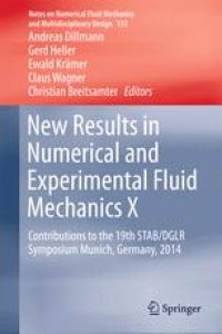 cover of the book New Results in Numerical and Experimental Fluid Mechanics X: Contributions to the 19th STAB/DGLR Symposium Munich, Germany, 2014 