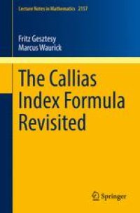 cover of the book The Callias Index Formula Revisited