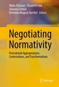 cover of the book Negotiating Normativity