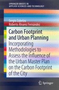 cover of the book Carbon Footprint and Urban Planning : Incorporating Methodologies to Assess the Influence of the Urban Master Plan on the Carbon Footprint of the City