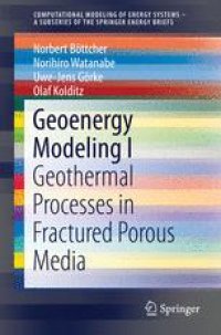 cover of the book Geoenergy Modeling I: Geothermal Processes in Fractured Porous Media