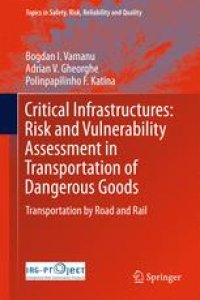 cover of the book Critical Infrastructures: Risk and Vulnerability Assessment in Transportation of Dangerous Goods: Transportation by Road and Rail