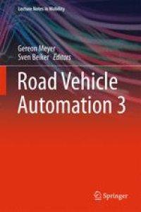 cover of the book Road Vehicle Automation 3