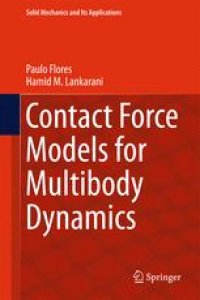 cover of the book Contact Force Models for Multibody Dynamics