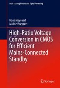 cover of the book High-Ratio Voltage Conversion in CMOS for Efficient Mains-Connected Standby