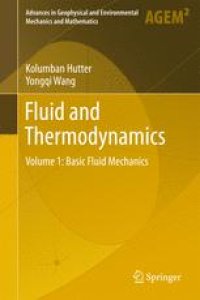 cover of the book Fluid and Thermodynamics: Volume 1: Basic Fluid Mechanics