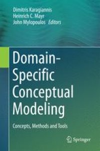 cover of the book Domain-Specific Conceptual Modeling: Concepts, Methods and Tools