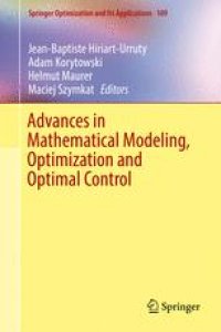 cover of the book Advances in Mathematical Modeling, Optimization and Optimal Control