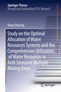 cover of the book Study on the Optimal Allocation of Water Resources Systems and the Comprehensive Utilization of Water Resources in Arid-Semiarid Multiple Mining Areas