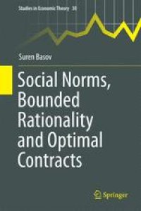 cover of the book Social Norms, Bounded Rationality and Optimal Contracts