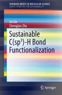 cover of the book Sustainable C(sp3)-H Bond Functionalization