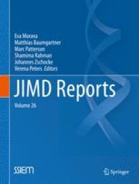 cover of the book JIMD Reports, Volume 26