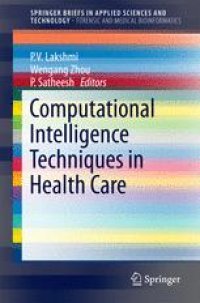 cover of the book Computational Intelligence Techniques in Health Care