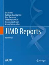cover of the book JIMD Reports, Volume 25