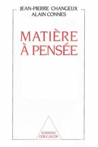 cover of the book Matière à pensée