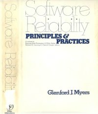 cover of the book Software reliability. Principles and practices