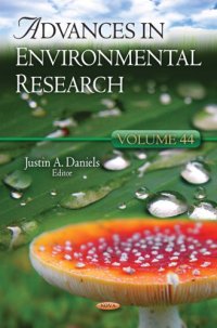 cover of the book Advances in environmental research. Volume 44