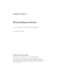 cover of the book Klassenkörpertheorie