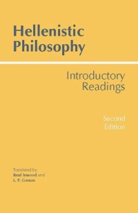 cover of the book Hellenistic philosophy: introductory readings