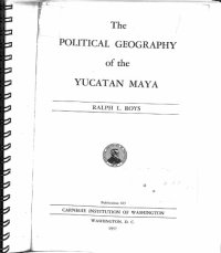 cover of the book The political geography of the Yucatan Maya