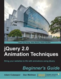 cover of the book jQuery 2.0 Animation Techniques  Beginners Guide