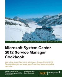 cover of the book Microsoft System Center 2012 Service Manager Cookbook