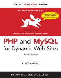 cover of the book PHP and MySQL for Dynamic Web Sites  Visual QuickPro Guide