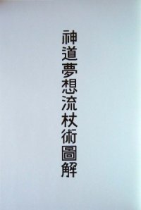 cover of the book 神道夢想流杖術図解