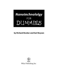 cover of the book Nanotechnology for Dummies