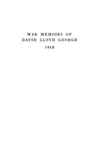 cover of the book War memoirs of David Lloyd George 1914-1915