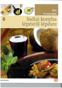 cover of the book Indiai konyha lépésről lépésre. Ízek és kultúrák 6.