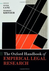 cover of the book The Oxford Handbook of Empirical Legal Research