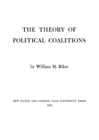 cover of the book The Theory of Political Coalitions