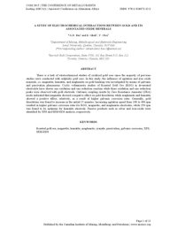 cover of the book A STUDY OF ELECTROCHEMICAL INTERACTIONS BETWEEN GOLD AND ITS ASSOCIATED OXIDE MINERALS