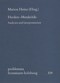 cover of the book Herders Metakritik: Analysen Und Interpretationen