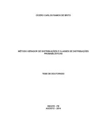 cover of the book Método Gerador de Distribuições e Classes de Distribuições Probabilísticas