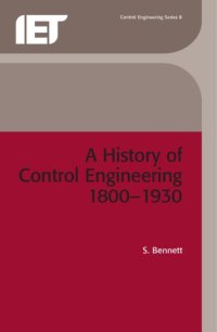 cover of the book A History of Control Engineering 1800-1930