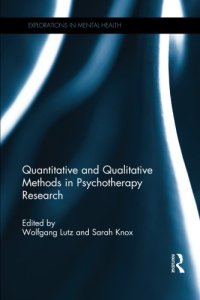 cover of the book Quantitative and Qualitative Methods in Psychotherapy Research