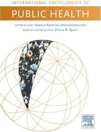 cover of the book International Encyclopedia of Public Health