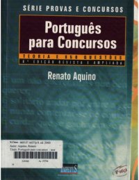 cover of the book Português para Concursos - Teoria e 850 Questões