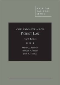 cover of the book Cases and Materials on Patent Law