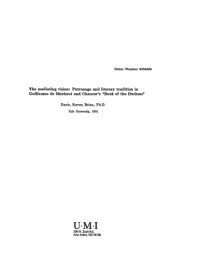 cover of the book The mediating vision : patronage and literary tradition in Guillaume de Machaut and Chaucer’s "Book of the Duchess"