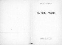 cover of the book Falsos pasos