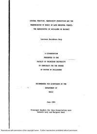 cover of the book Scribal practice, manuscript production and the transmission of music in late medieval France : the manuscripts of Guillaume de Machaut